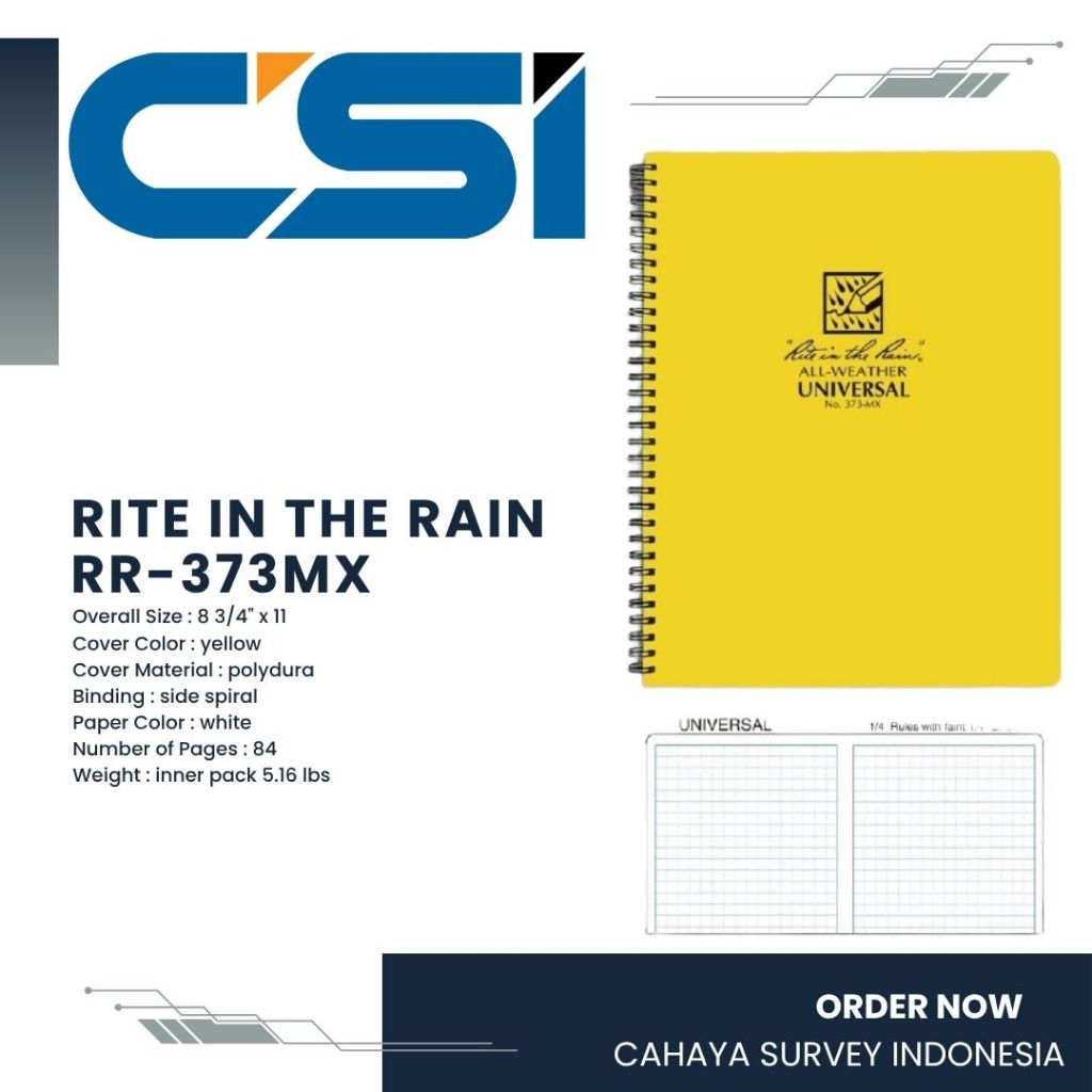 

RITE IN THE RAIN RR-373MX BOOK WATERPROOF