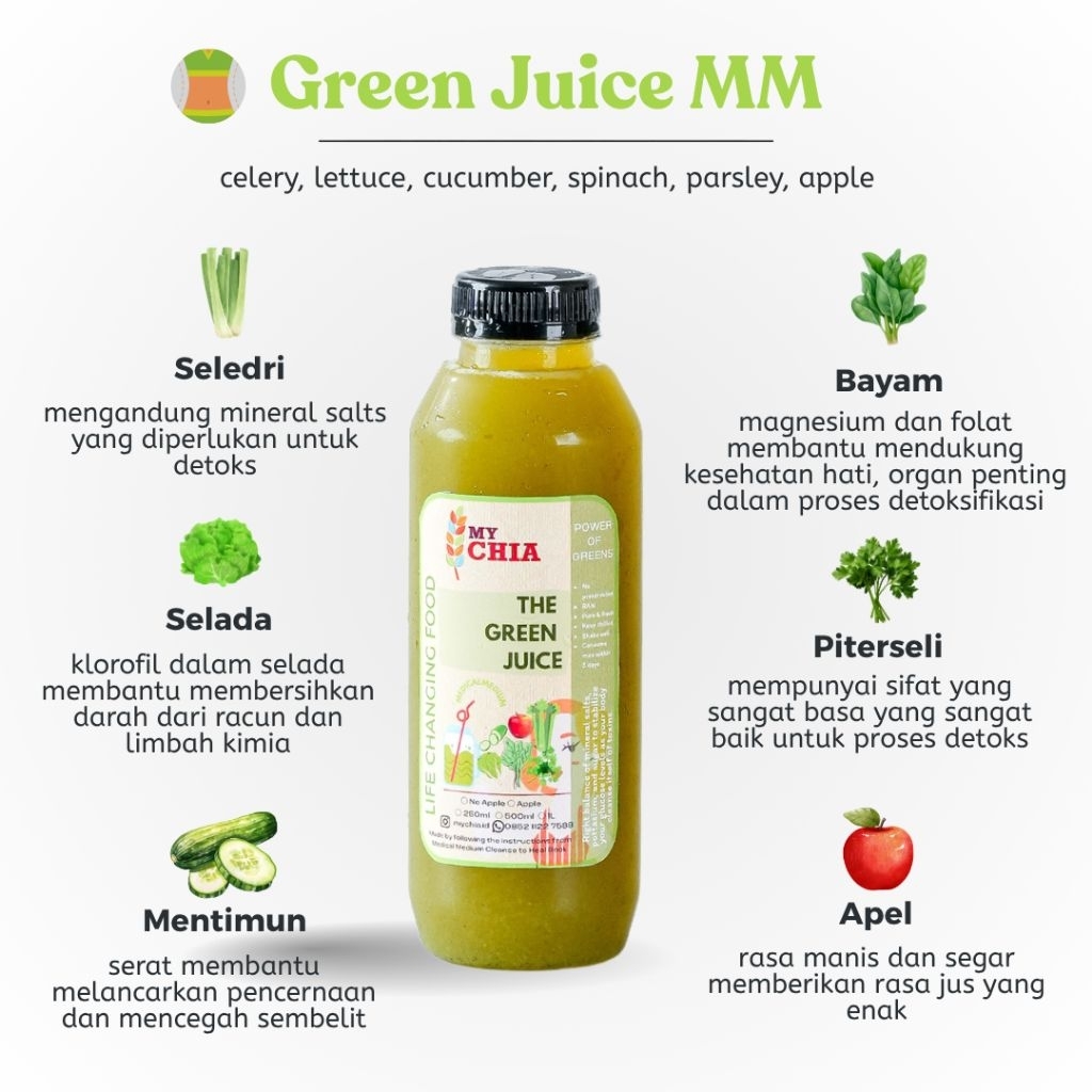 

Medical Medium The Green Juice 500ml Jus Sayur Buah Cold Pressed