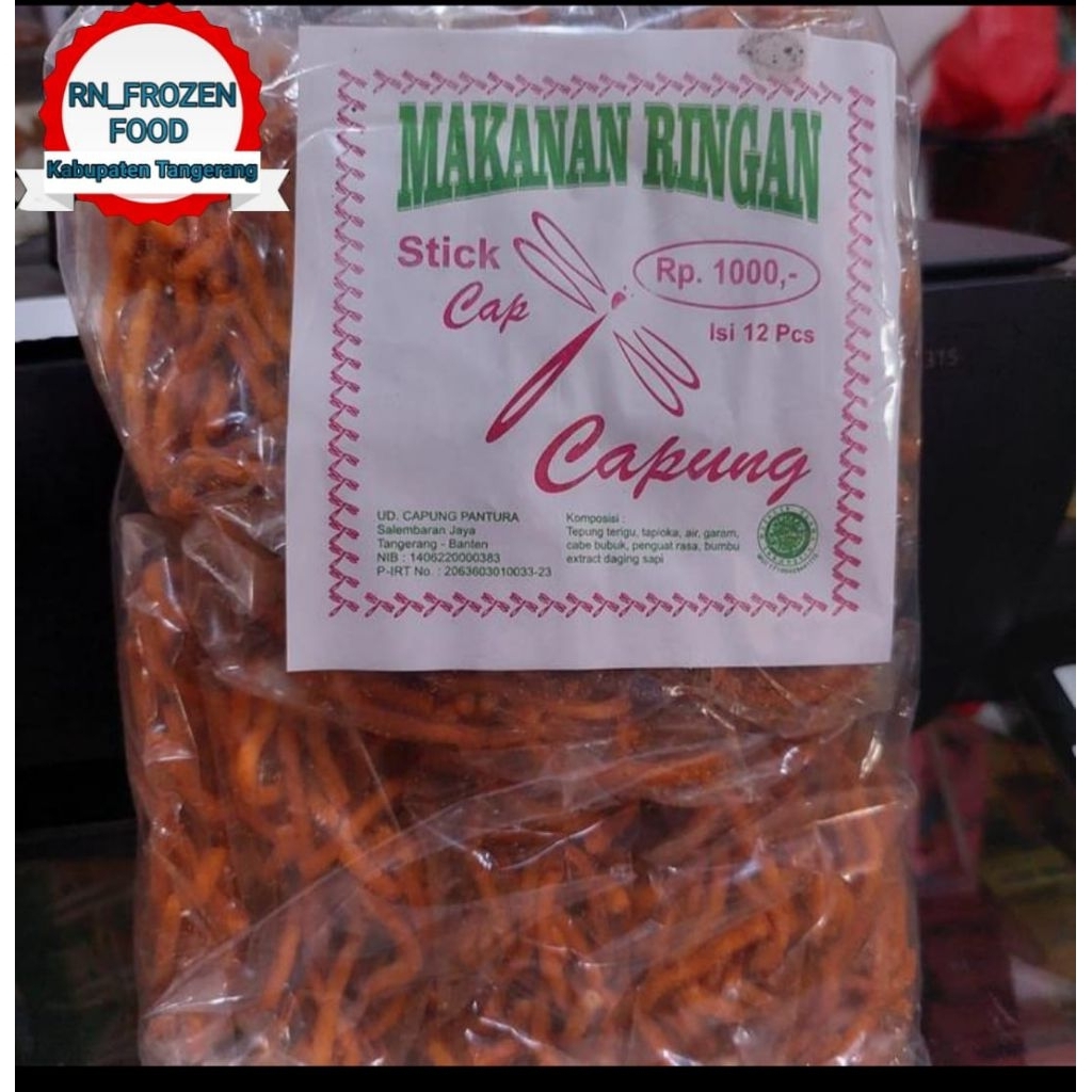 

STICK PEDAS CAP CAPUNG MAKANAN RINGAN | 1 PACK ISI 12's