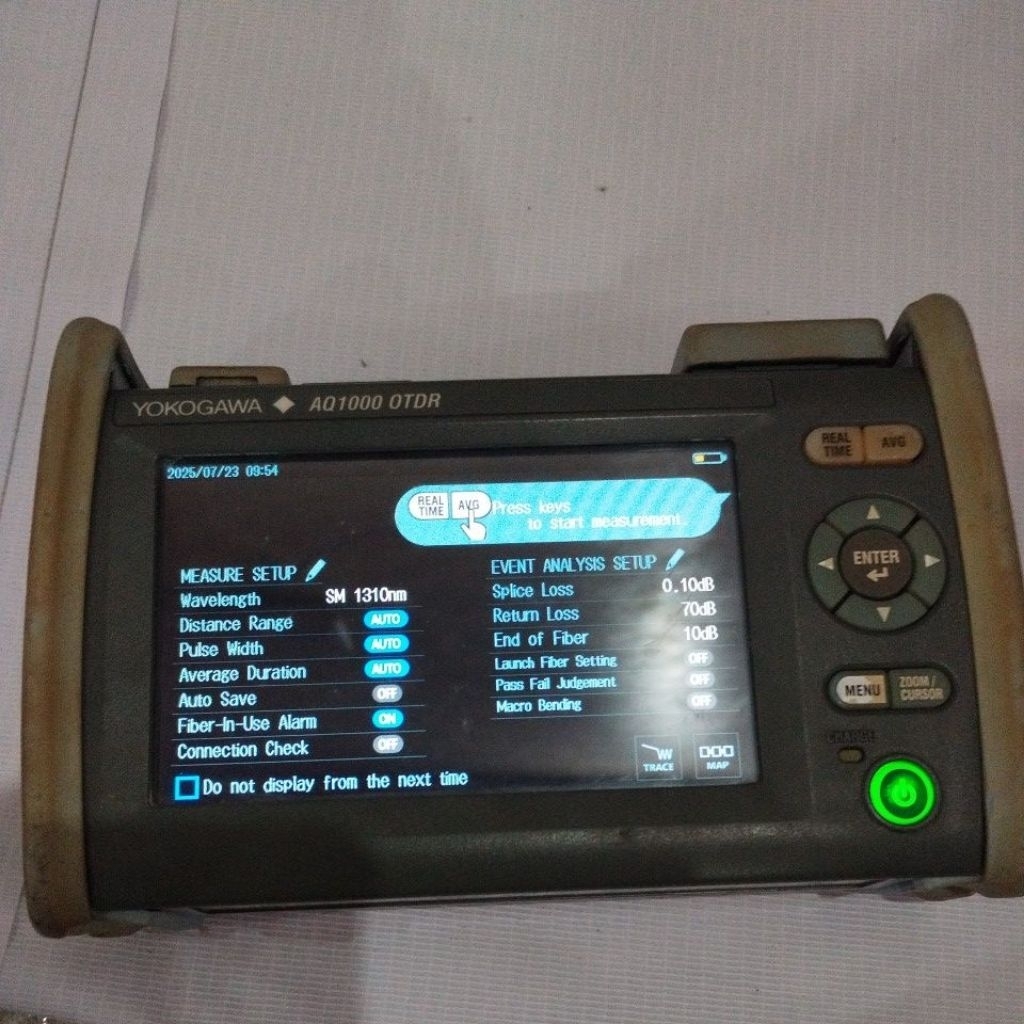 OTDR YOKOGAWA AQ1000 Bekas mines putus optic sesuai di foto