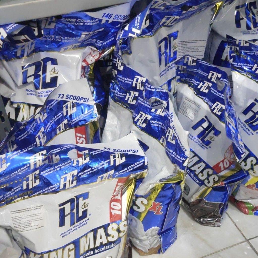 RC KING MASS GAINER 10LB 15LB 20LB RONNIE COLEMAN BPOM