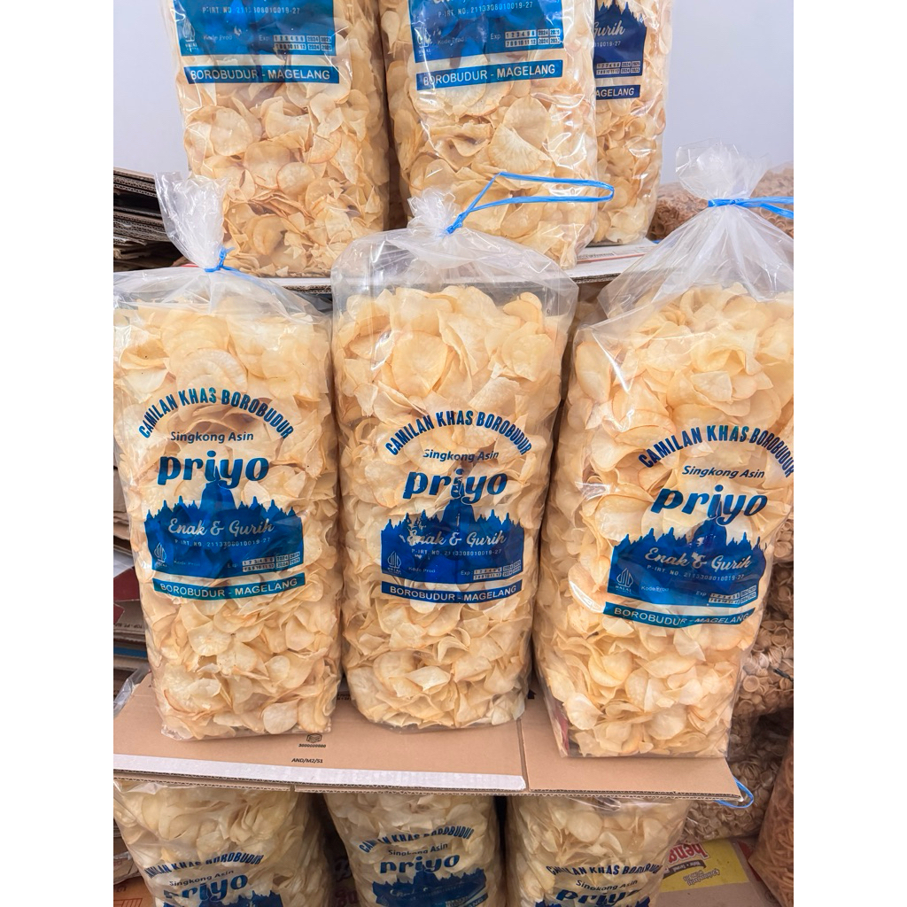 

1kg Keripik Singkong Gurih Priyo FREE BUBBLE