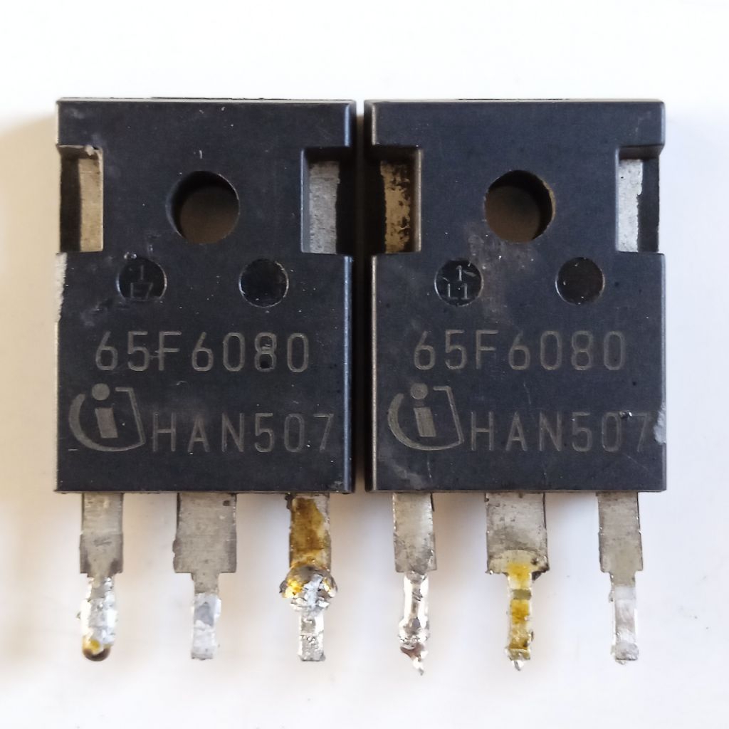 65F6080 ( 43.3A 650V )  Cabutan Original Sudah Lulus Tes Normal Harga 1 Pcs