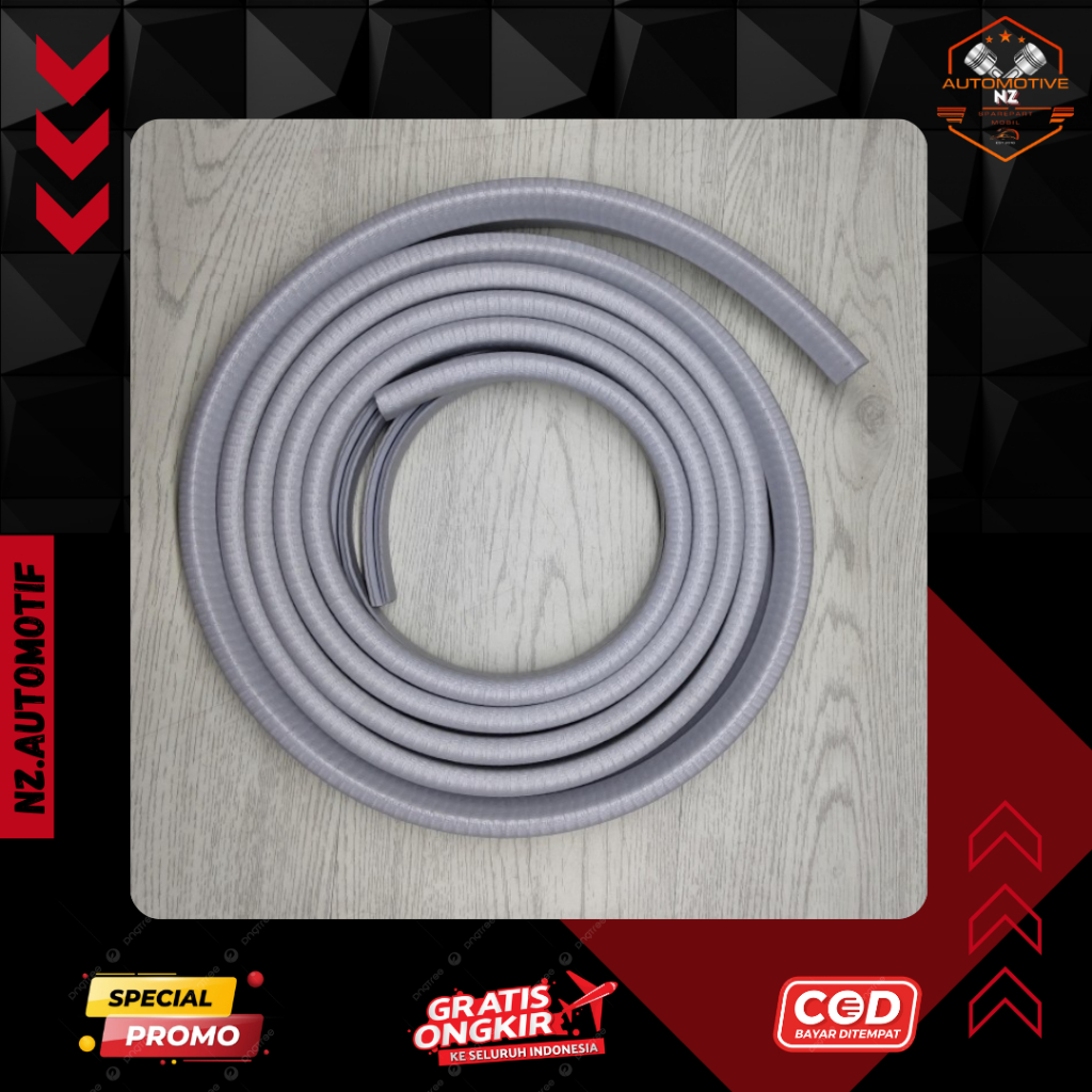 Karet lis jepit body pelindung pintu mobil Suzuki Caribian