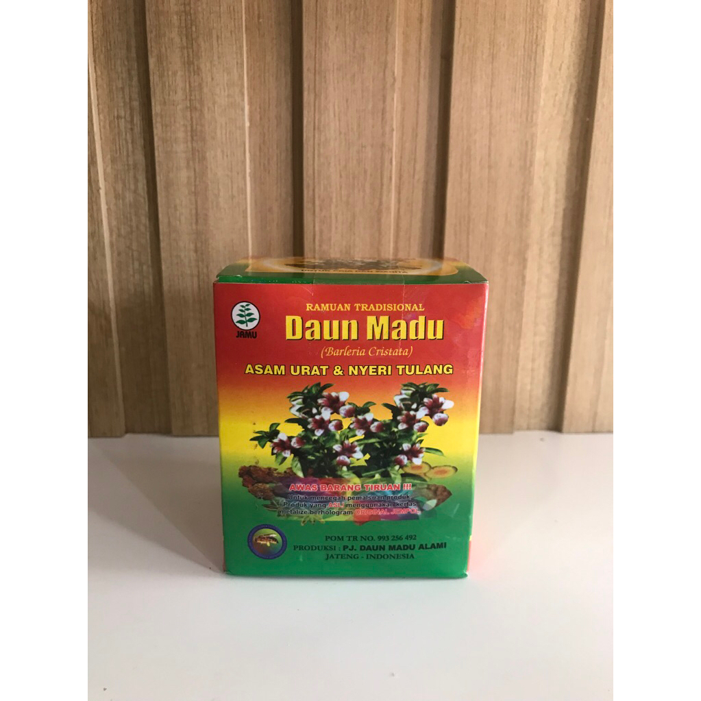 Daun Madu Serbuk Original Jamu herbal asam urat, nyeri tulang, nyeri sendi