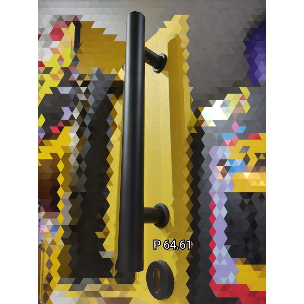 PULL HANDLE / TARIKAN PINTU SOLID P 64.61 BLACK / PULL HANDLE HITAM