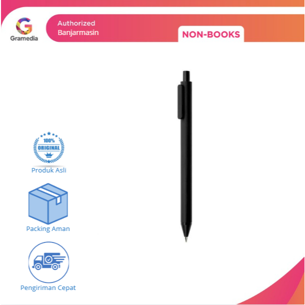 

KACO PEN PURE SOFT TOUCH 0.5 HITAM