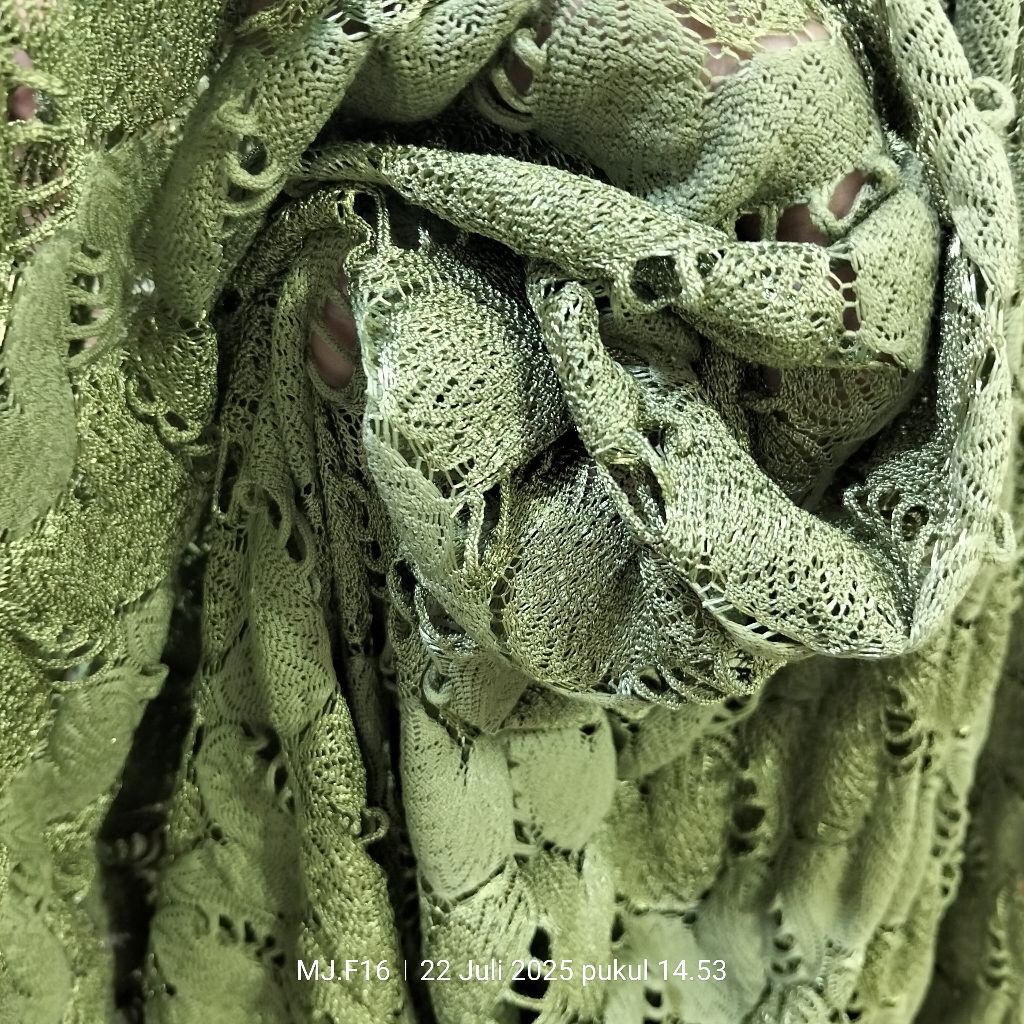 Harga/0,5 m | Kain Brokat Rajut Premium Mewah | Kain Brukat Rajut Meteran | Bahan Brukat Premium | B