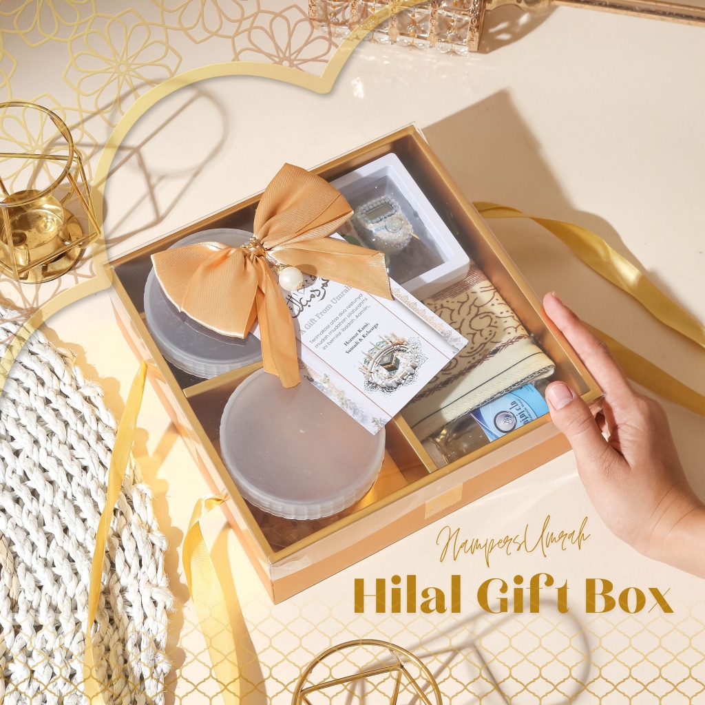 

Hilal Gift Box – Hampers Umrah / Haji Eksklusif dan Berkesan