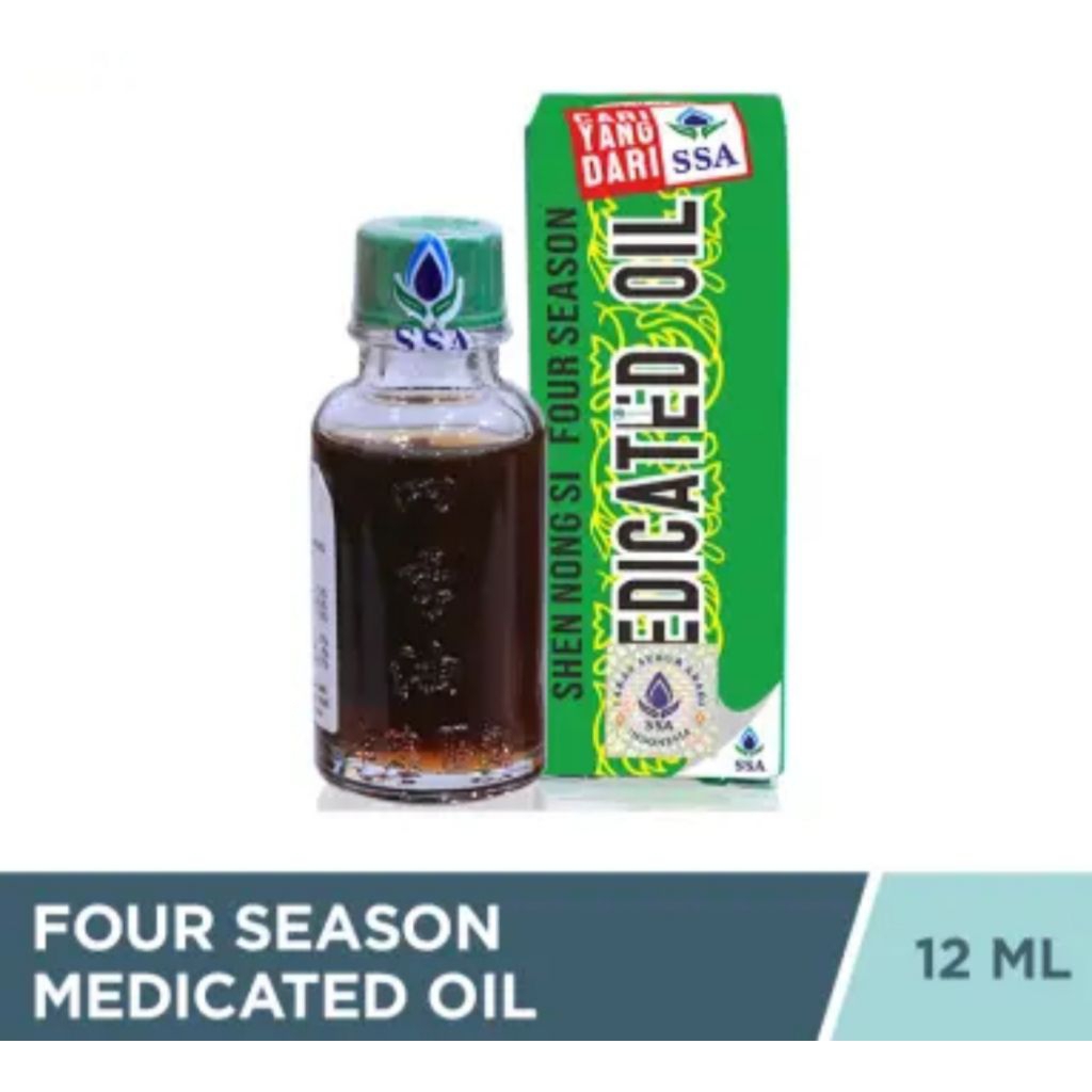 MEDICATED OIL 12ML (MINYAK ANGIN 4 MUSIM)