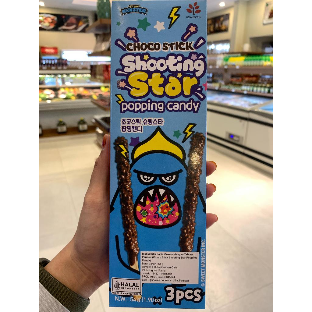 

Sweet Monster Choco Stick Shooting Star Popping Candy 54 Gr