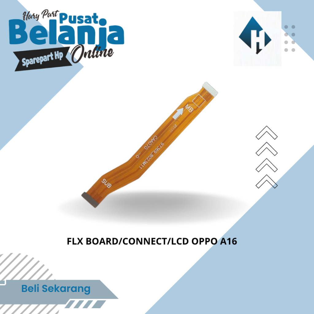 FLX BOARD/CONNECT/LCD OPPO A16 / FLEXI LCD OPPO A16
