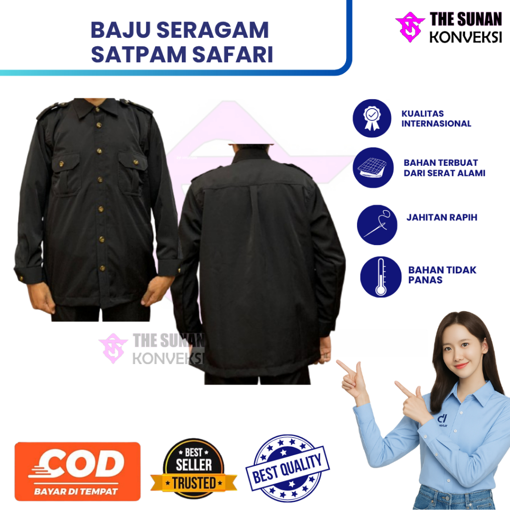 SATPAM SAFARI BAJU  SERAGAM SATPAM SAFARI  BAJU SERAGAM SATPAM SAFARI  BAJU
