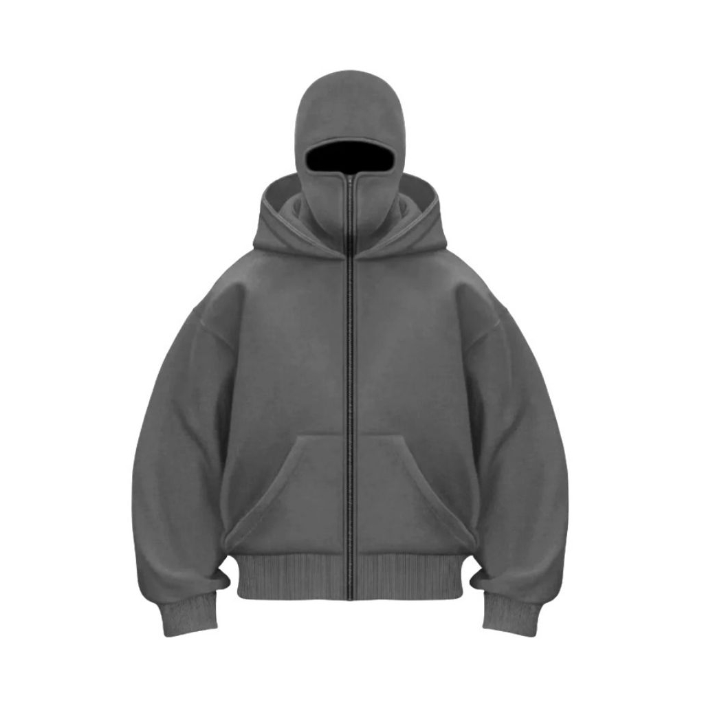 Jaket BALACLAVA dewasa Hoodie zipper premium jaket ninja sweater kain tebal original pria wanita