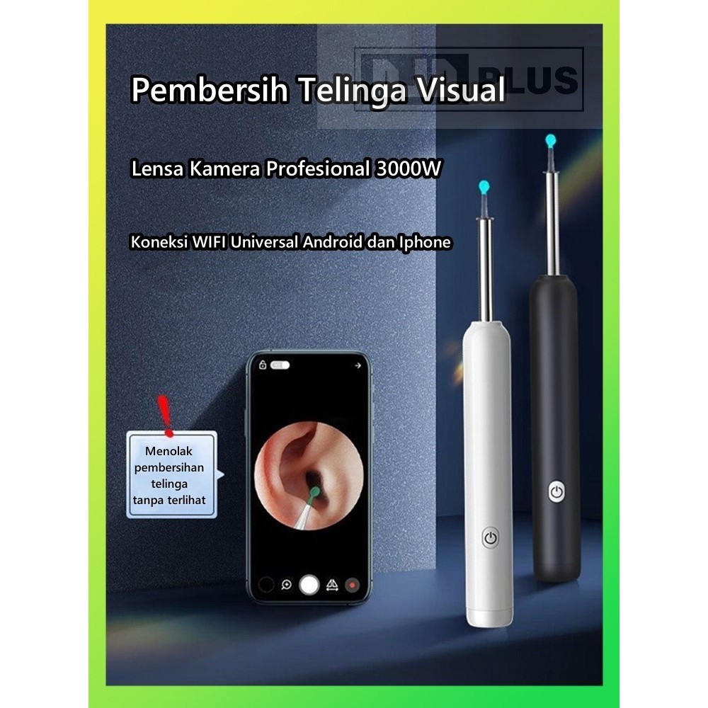Pembersih Telinga Korek Kuping Kamera LED S2 korek kuping LED kuping kamera led korek kuping bayi al