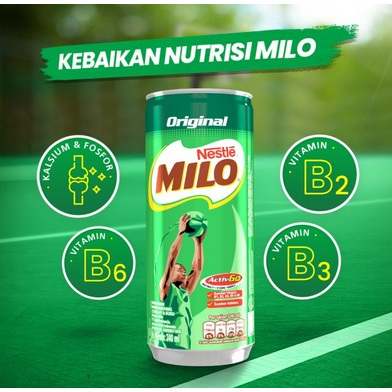 

Milo Can 220ml isi 24 kaleng