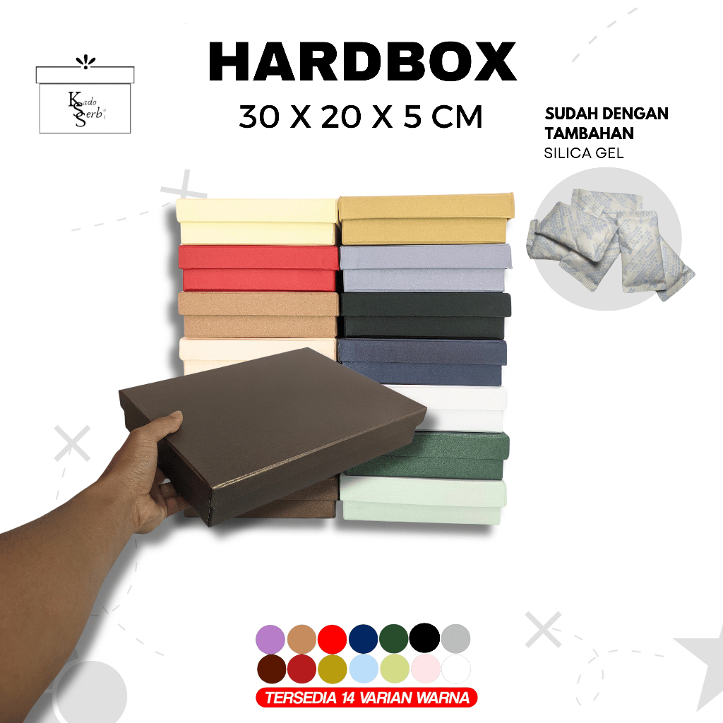 

Hardbox 30x20x5 cm / kotak kado / hampers / giftbox / kotak kado polos / box kado