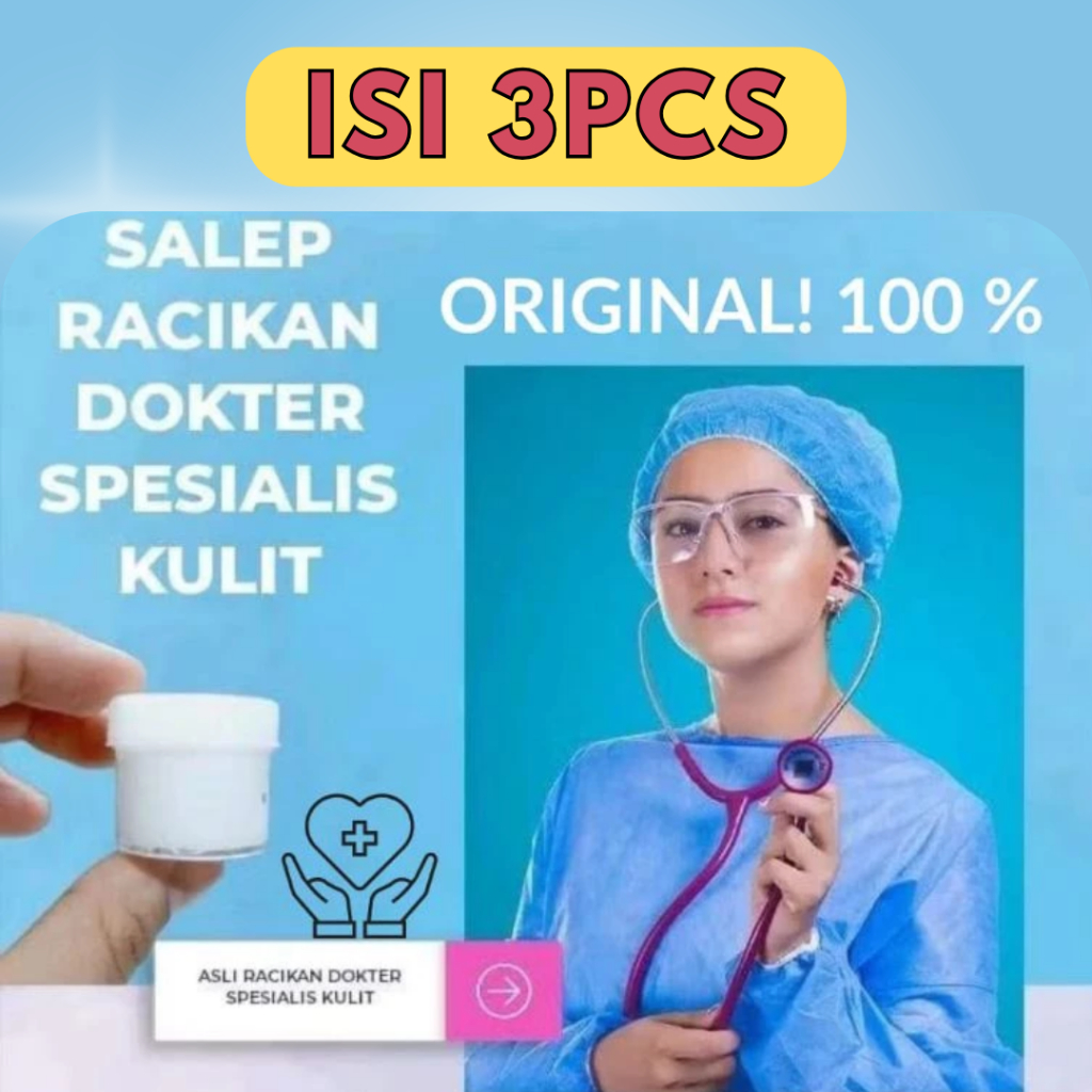 (ISI 3PCS) Salep Gatal Eksim Racikan Spesialis Kulit Scabies psoriasis gatal menahun bruntusan
