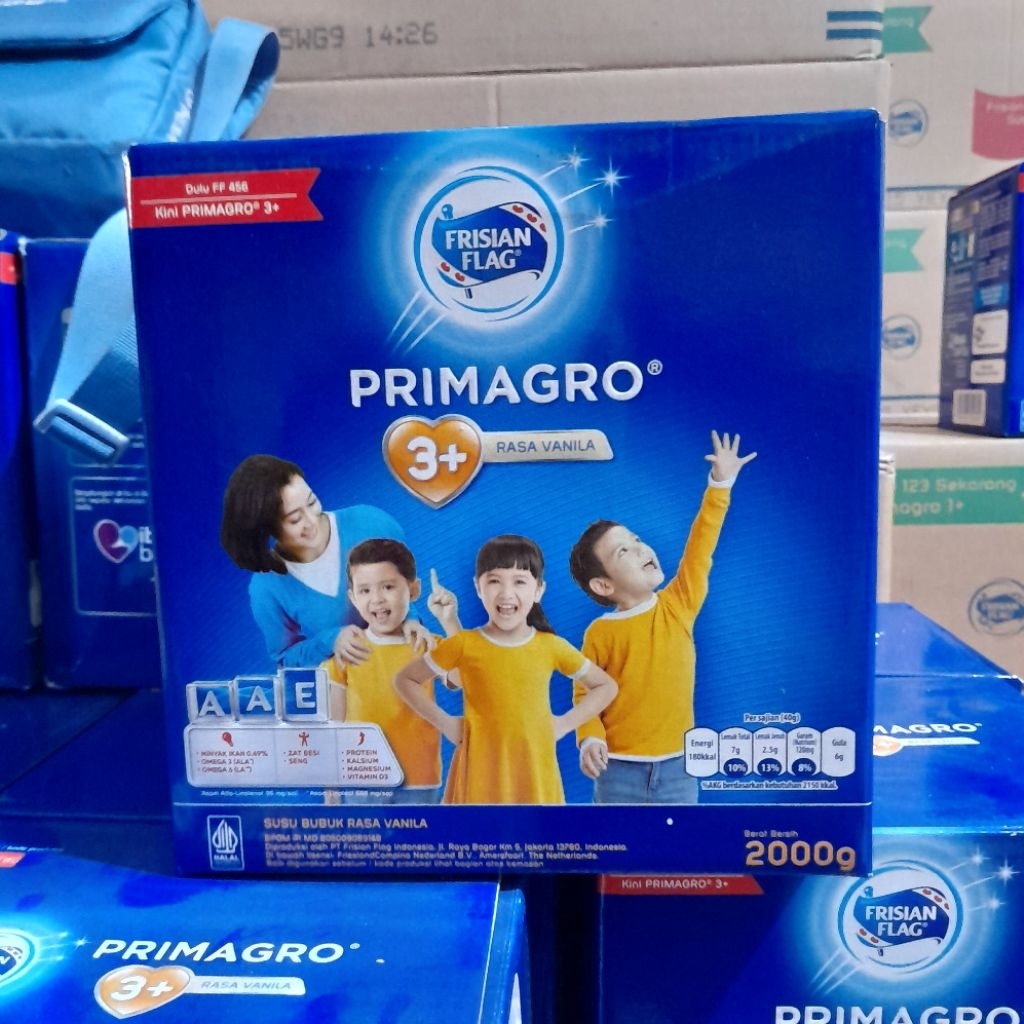 

Primagro 3+ Vanila 2kg / 2000gr Exp Akhir September 2025