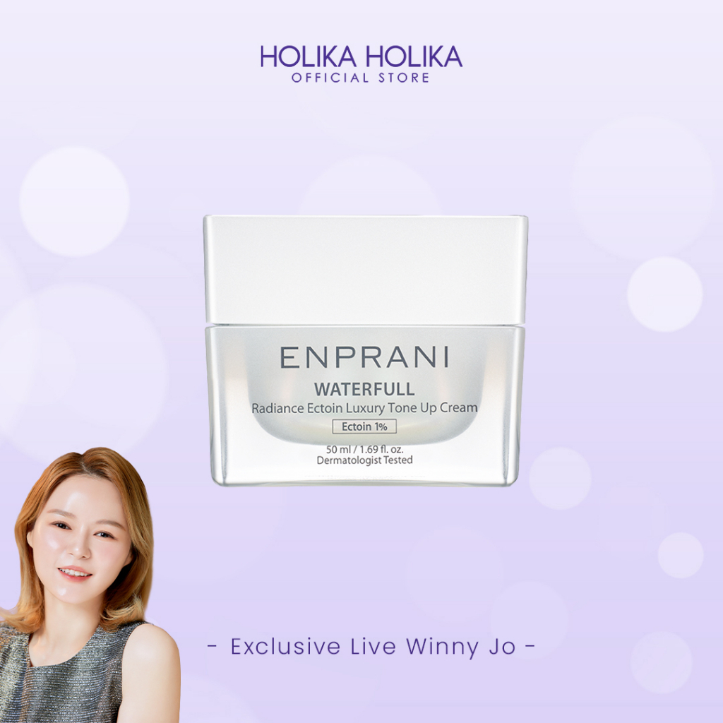 [Exclusive Live Winny Jo] Holika Holika ENPRANI Waterfull Radiance Ectoin Luxury Tone Up Cream | Bri