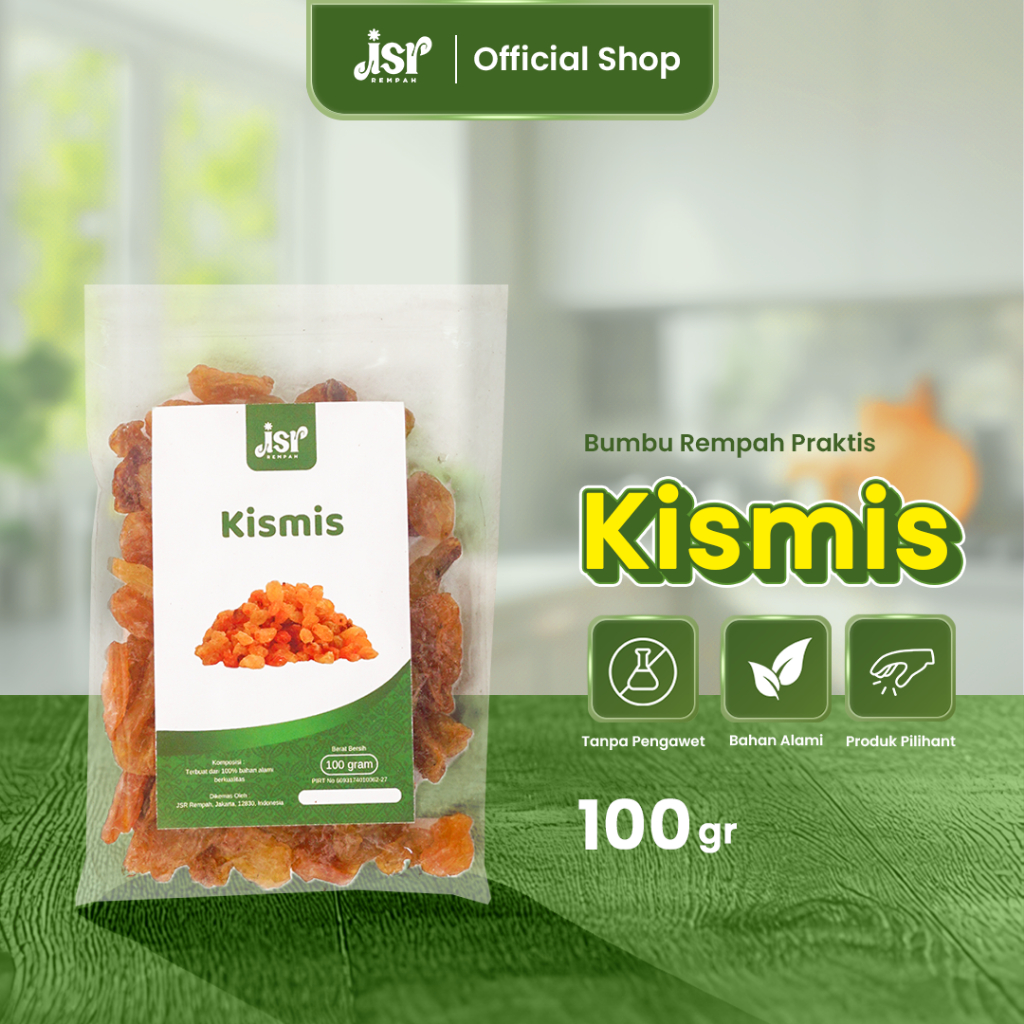 

Jsr Rempah Kismis Anggur Golden Raisin Kismis Asam Manis Raisin Star untuk Oleh Oleh Haji dan Umroh ISI 100 gr