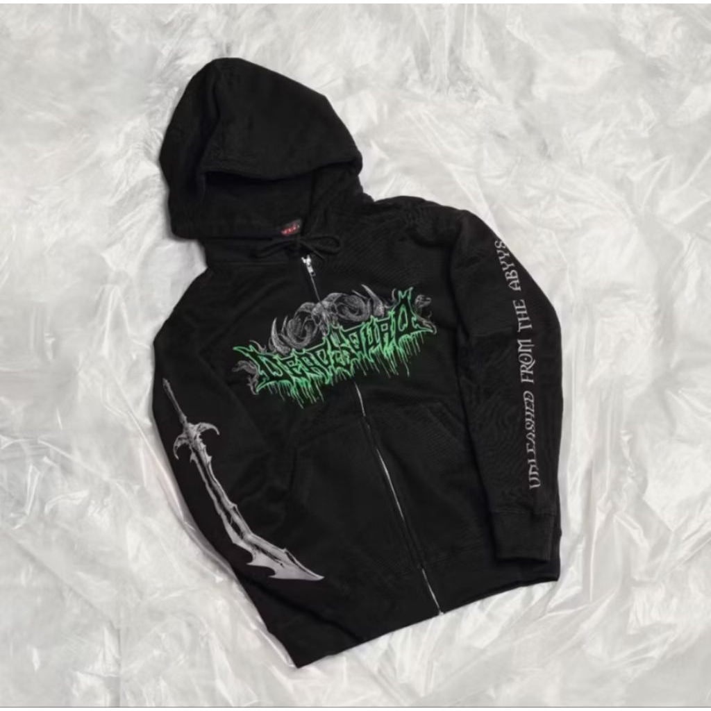 Hoodie Zip Deadsquad X Gozeal - Death Valley