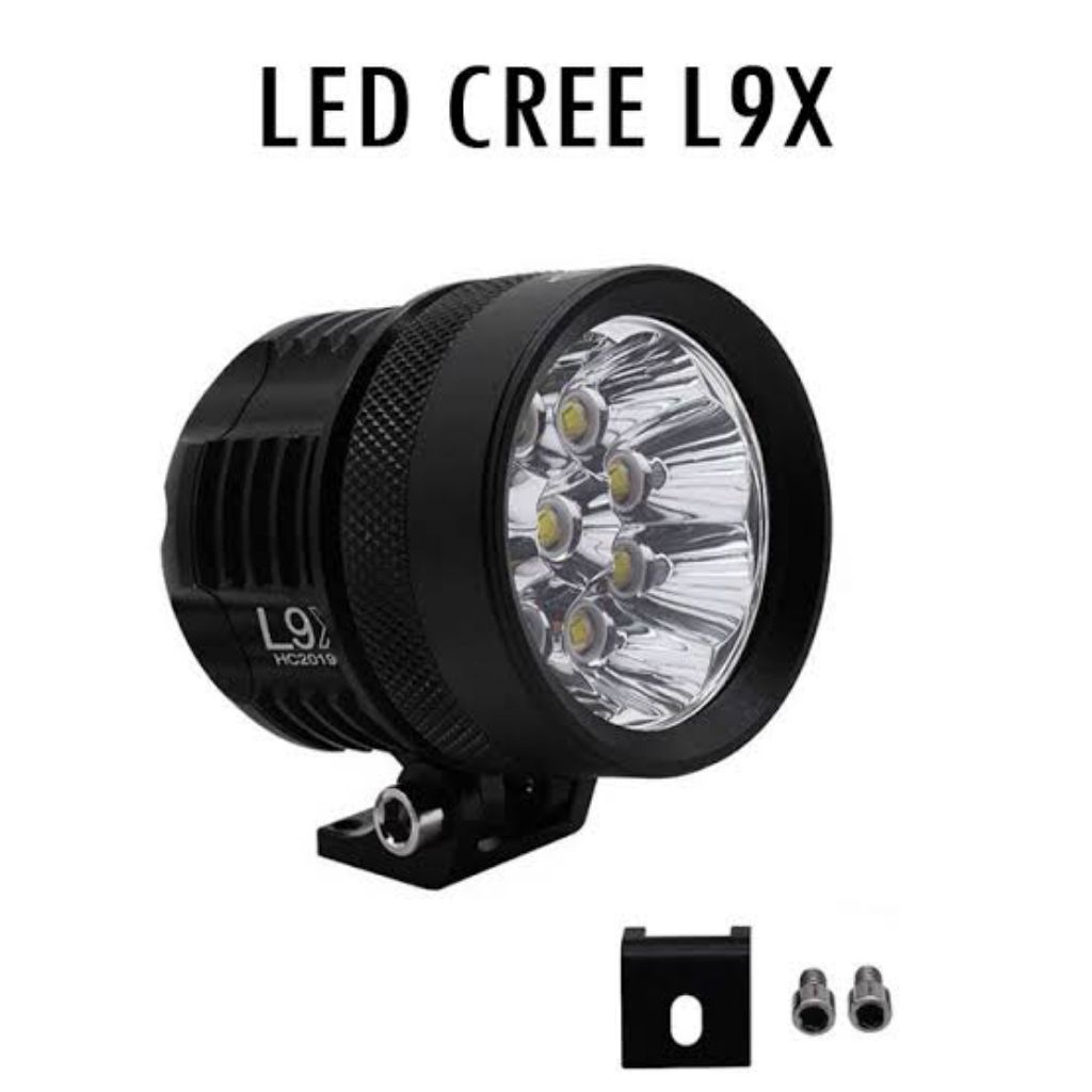 Lampu Tembak L9X Cree LED Super Terang DC 12-24v Waterproof Original HJG