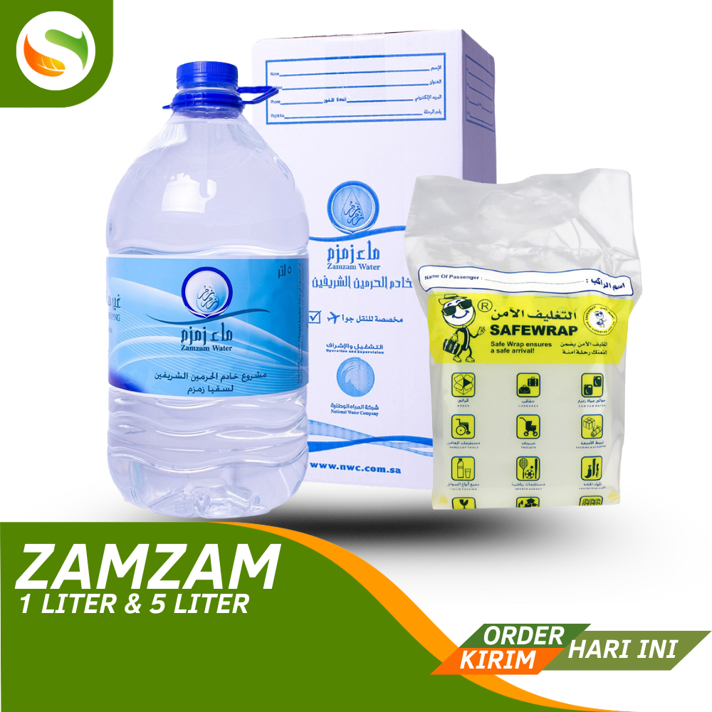 

Salmafood Air Zamzam Kemasan 1 Liter & 5 Liter