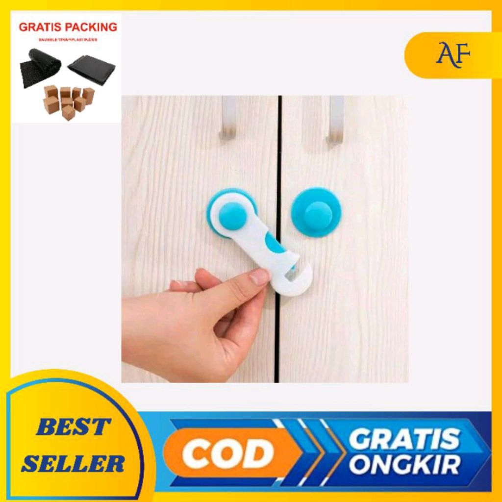 ✅safety lock pengunci lemari penguncian jendela pengunci laci