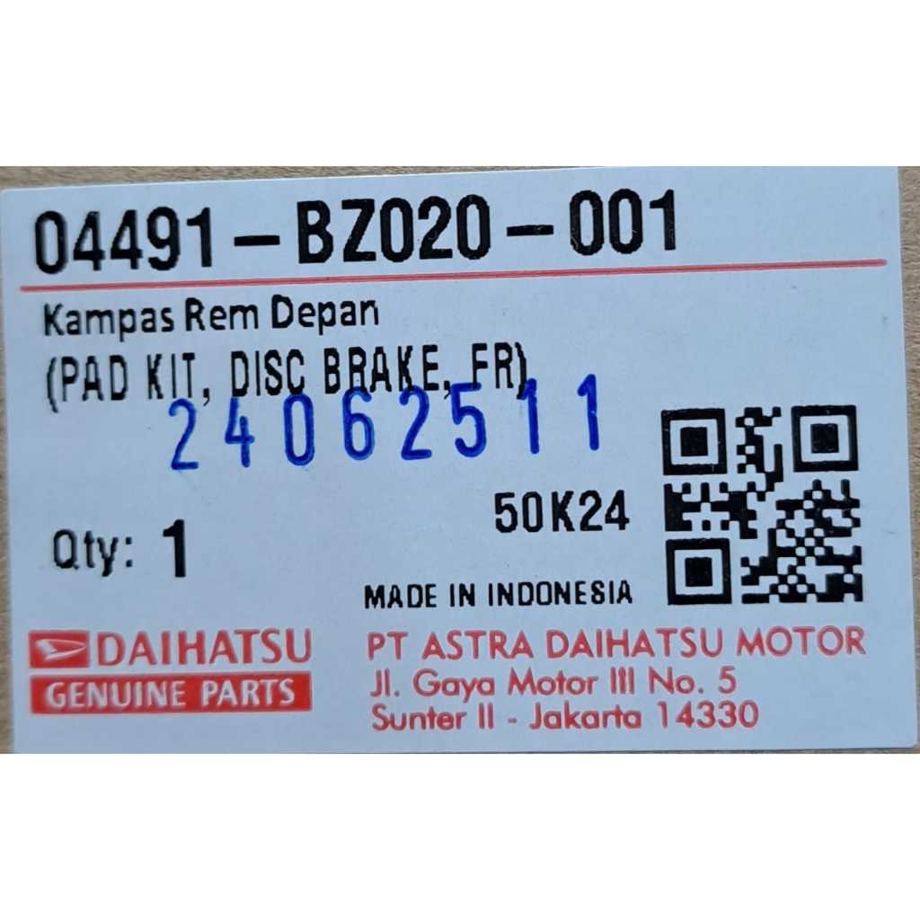 KAMPAS REM DAIHATSU AYLA/AGYA MATIC