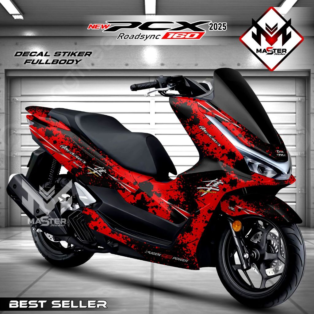 TERBARU - Decal New PCX 160 Roadsync 2025 Fullbody - Stiker Sticker Pcx Roadsync 160 Fullbody