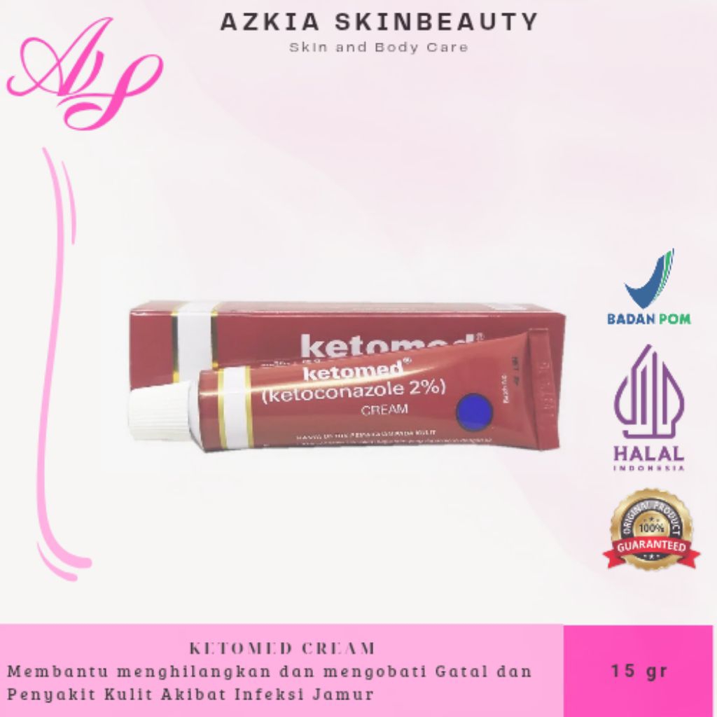 KETOMED CREAM 15 GR / KETOMED SALEP ANTI JAMUR / SALEP UNTUK MENGATASI JAMUR PADA KULIT