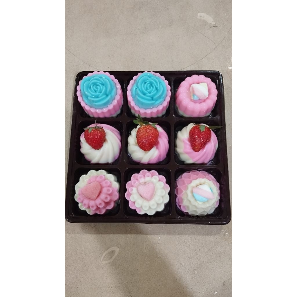 

Puding Mini/Puding Hampers/Puding ulang tahun/ Full Susu UHT tanpa Air