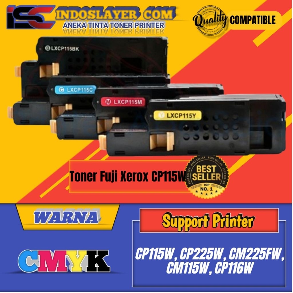 Toner Cartridge Compatible Fuji Xerox CP115W Printer Fuji Xerox CP115W, CP225W, CM225FW, CM115W