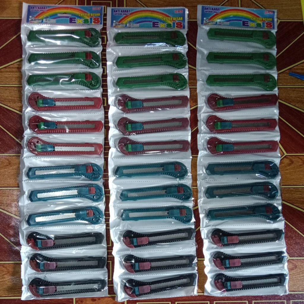 

Pisau catter besar L500 rentengan(12pcs)