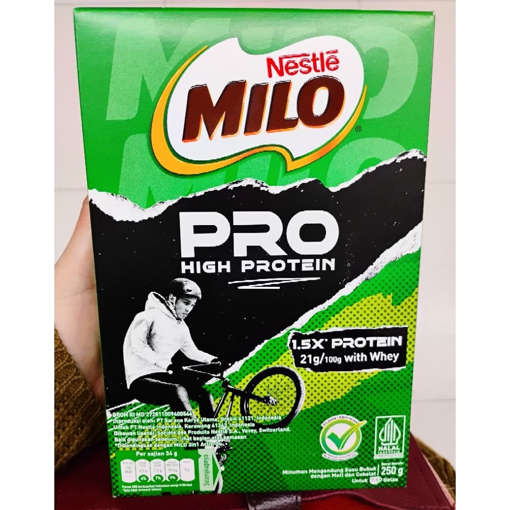 

Milo Pro High Protein 250Gr
