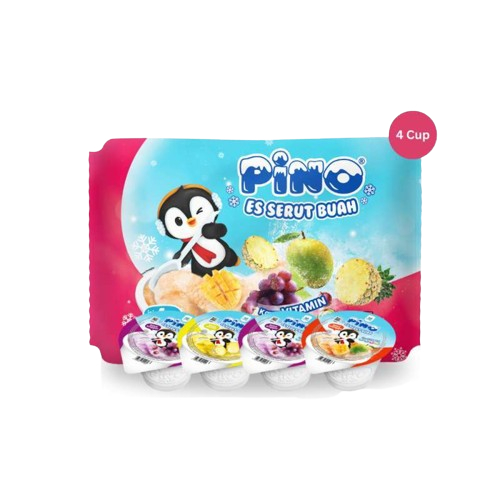 

PINO ES SERUT BUAH ANGGUR, MANGGA, NANAS 4S@50ML PACK 200 ML 8997878701127