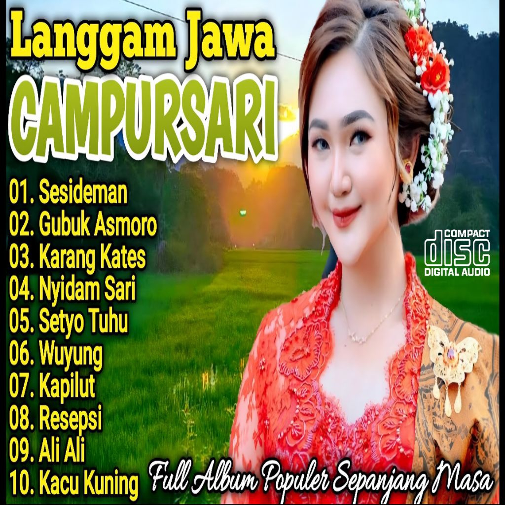 KASET CD LAGU LANGGAM JAWA CAMPURSARI TRENDING - KASET LAGU LANGGAM CAMPURSARI - KASET LAGU JAWA - K