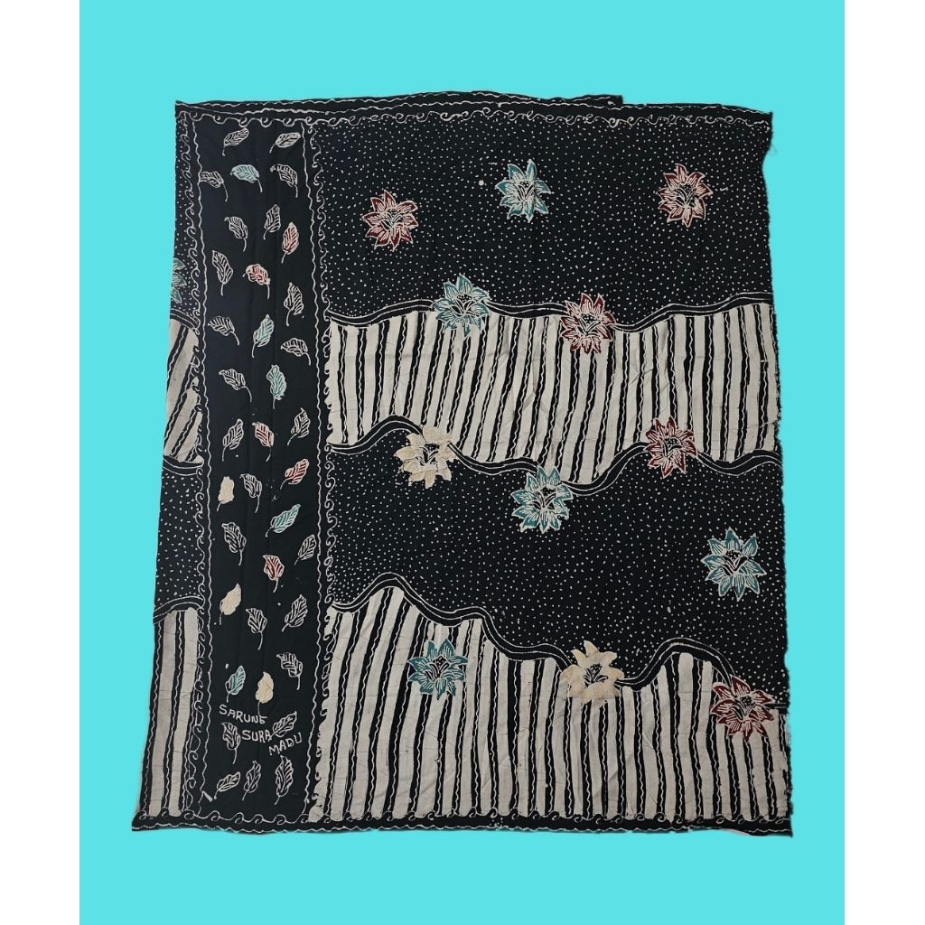 Sarung Goyor Batik Tulis Madura Hitam