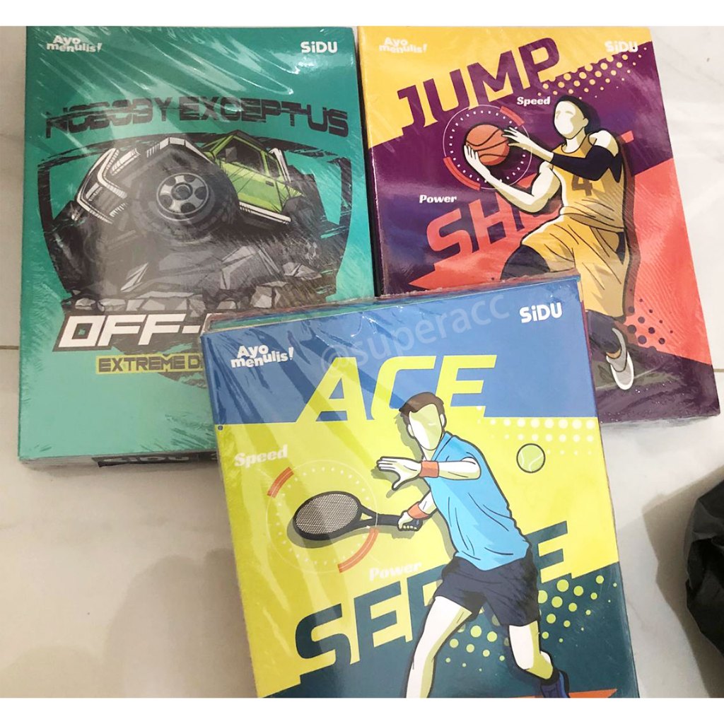 

SIDU Buku Tulis 38 Lembar 1 Pak Isi 10 Buku - Sinar Dunia Buku Sekolah SD SMP