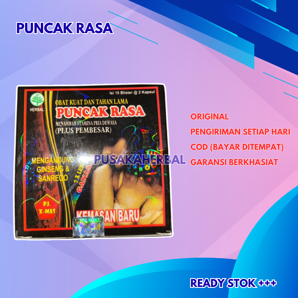 

Kapsul Puncak Rasa Original (Stamina Pria Dewasa)
