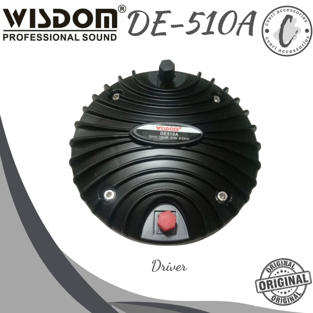 Wisdom DE510A Speaker Component Driver Tweter Speaker Original DE-510A