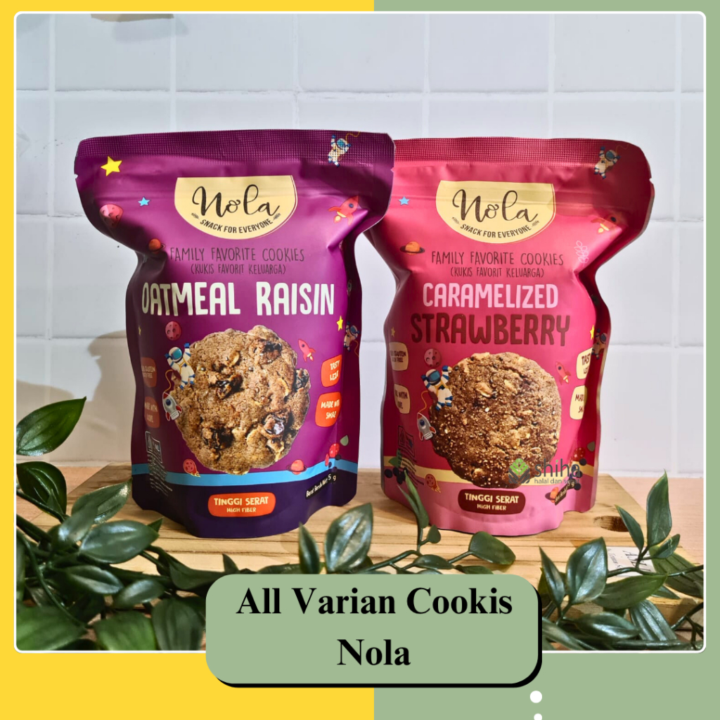 

Cookies Gluten free nola - Chocolate /Choco Chips /Strawberry /Oatmeal Raisin | Warungshiha