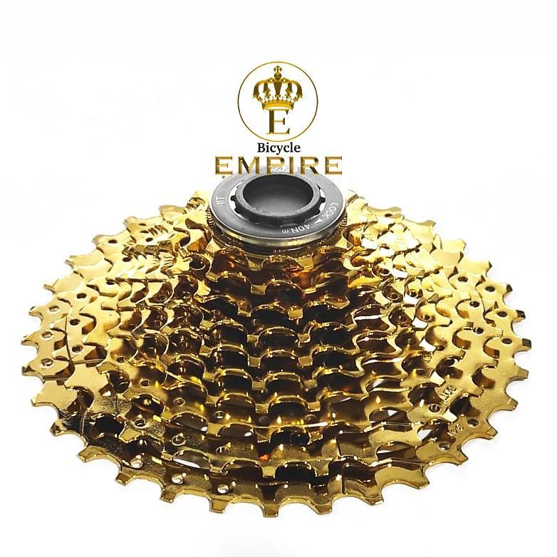 Raze Cassete Sprocket 8 Speed 11 - 36T Gold Bicycle Empire