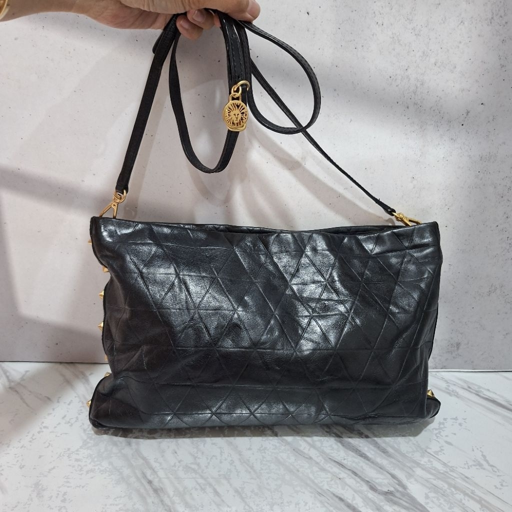 Tas Preloved Sling Anne Klein Stud Kepala Singa