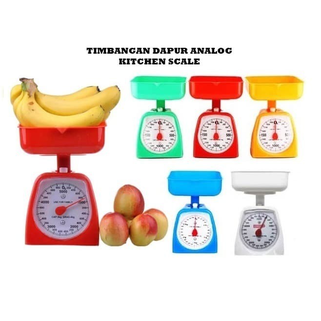 Timbangan digital dan manual 5 kg gram Kitchen scale Timbangan kue buah SF-400 10KG