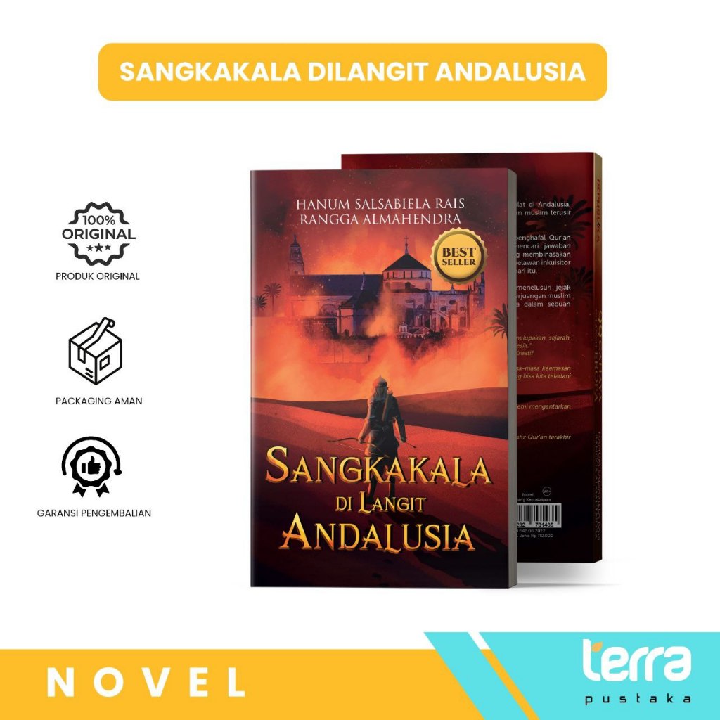 Original Buku Novel Murah Sangkakala di Langit Andalusia Karya Hanum Salsabiela Rais