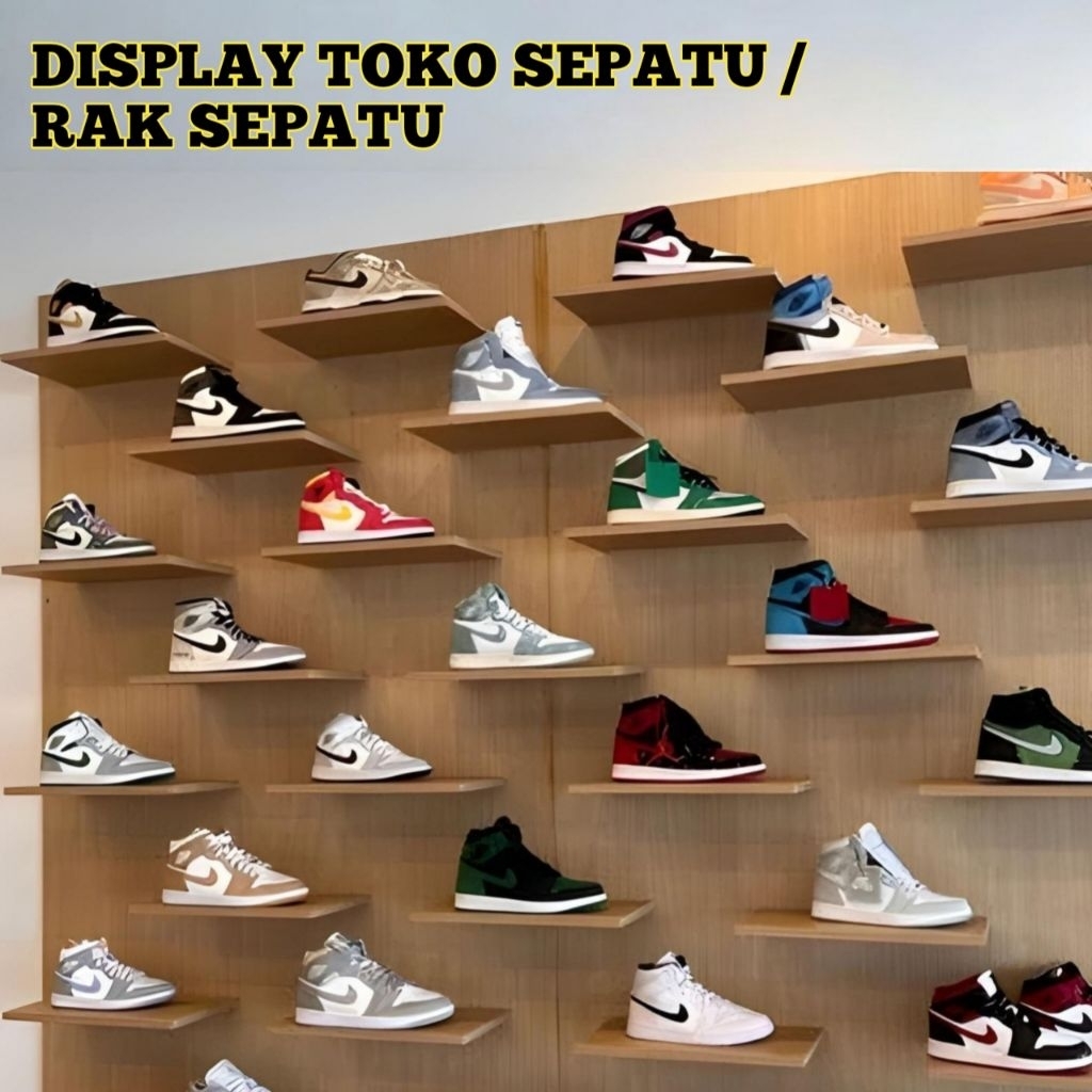 Display Rak Sepatu,Rak Sepatu,Rak Gantung Toko Sepatu, Gantungan Sepatu