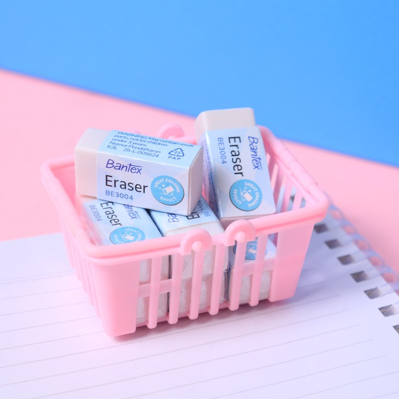 

[Avjaya Stationery] Bantex Eraser / Penghapus Pensil Sekolah Putih Bersih BE3004