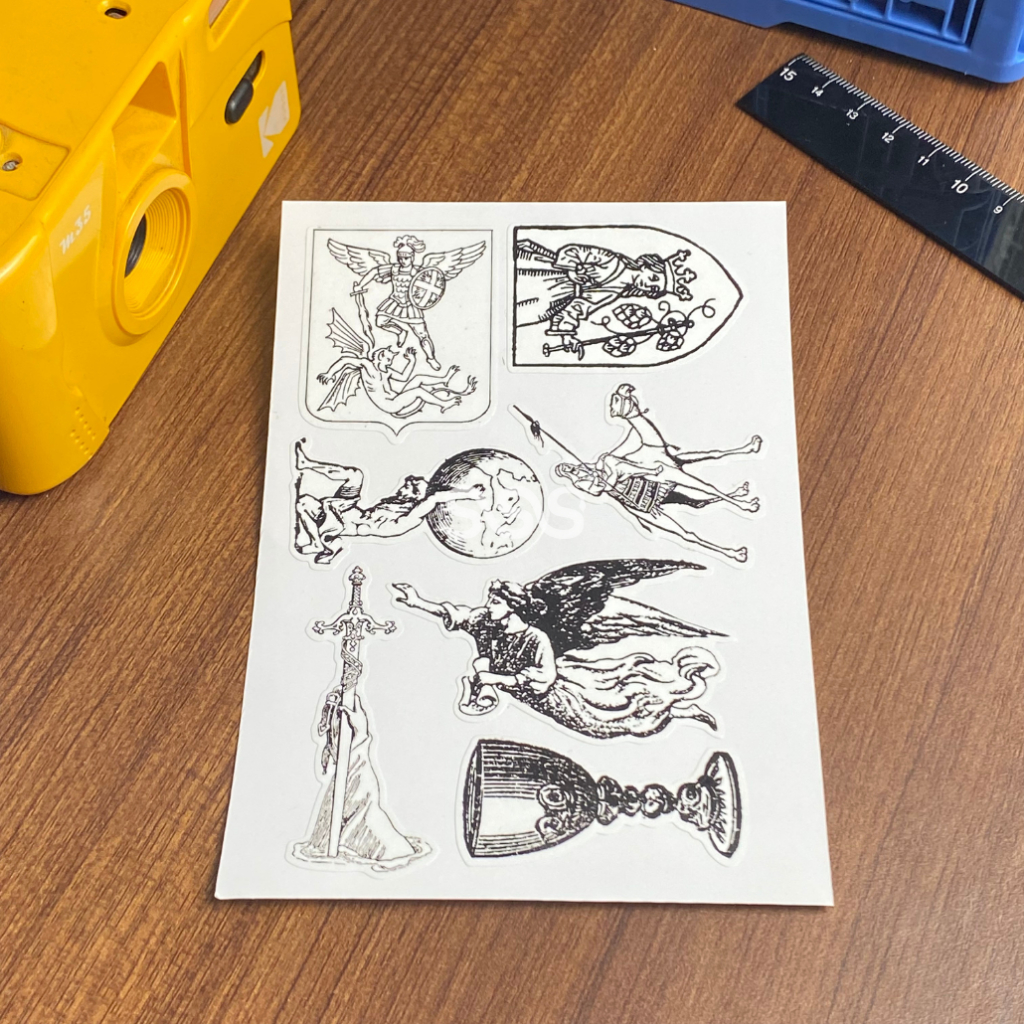 

STICKER VINTAGE / BLACK STICKER SERIES / STICKER PACK